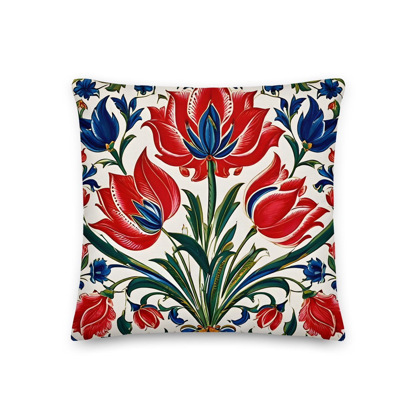 Zierkissen mit türkischem Iznik-Muster