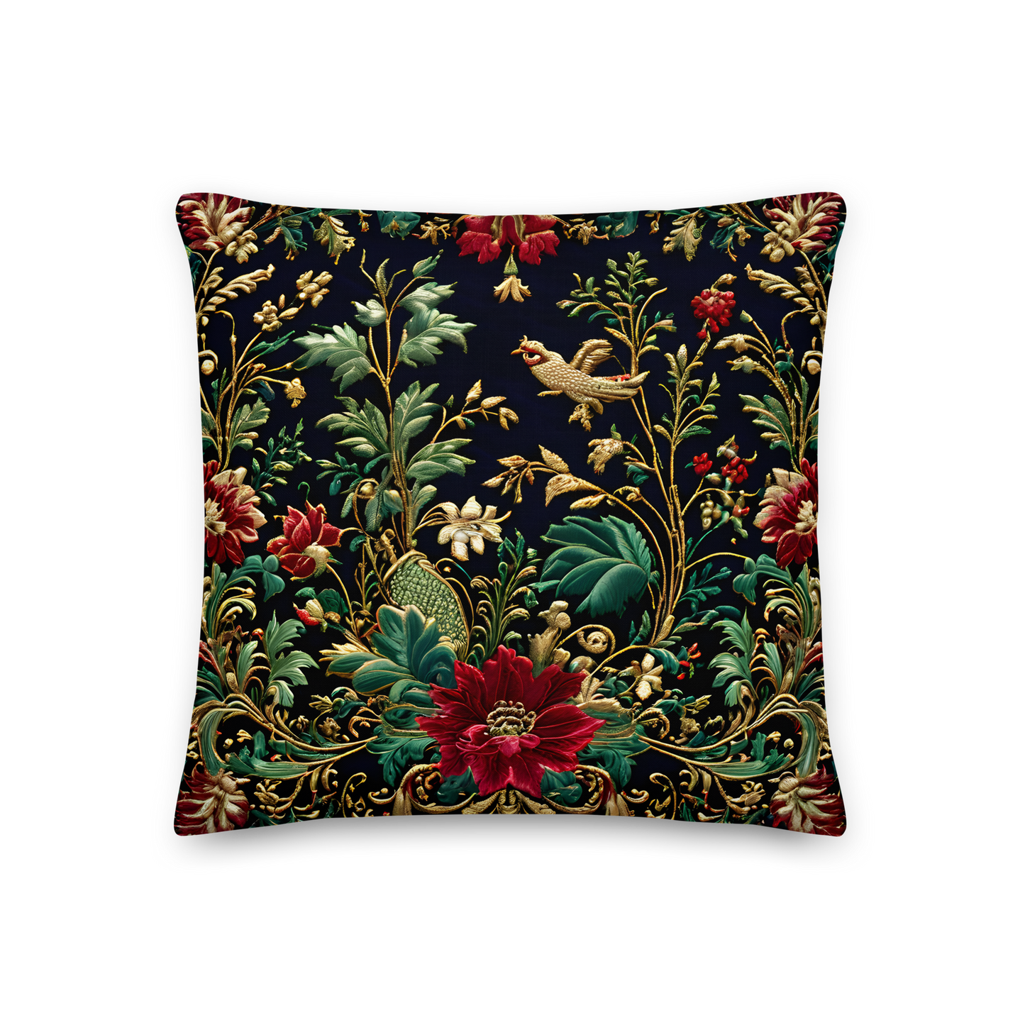 Zierkissen mit Gobelin-Muster