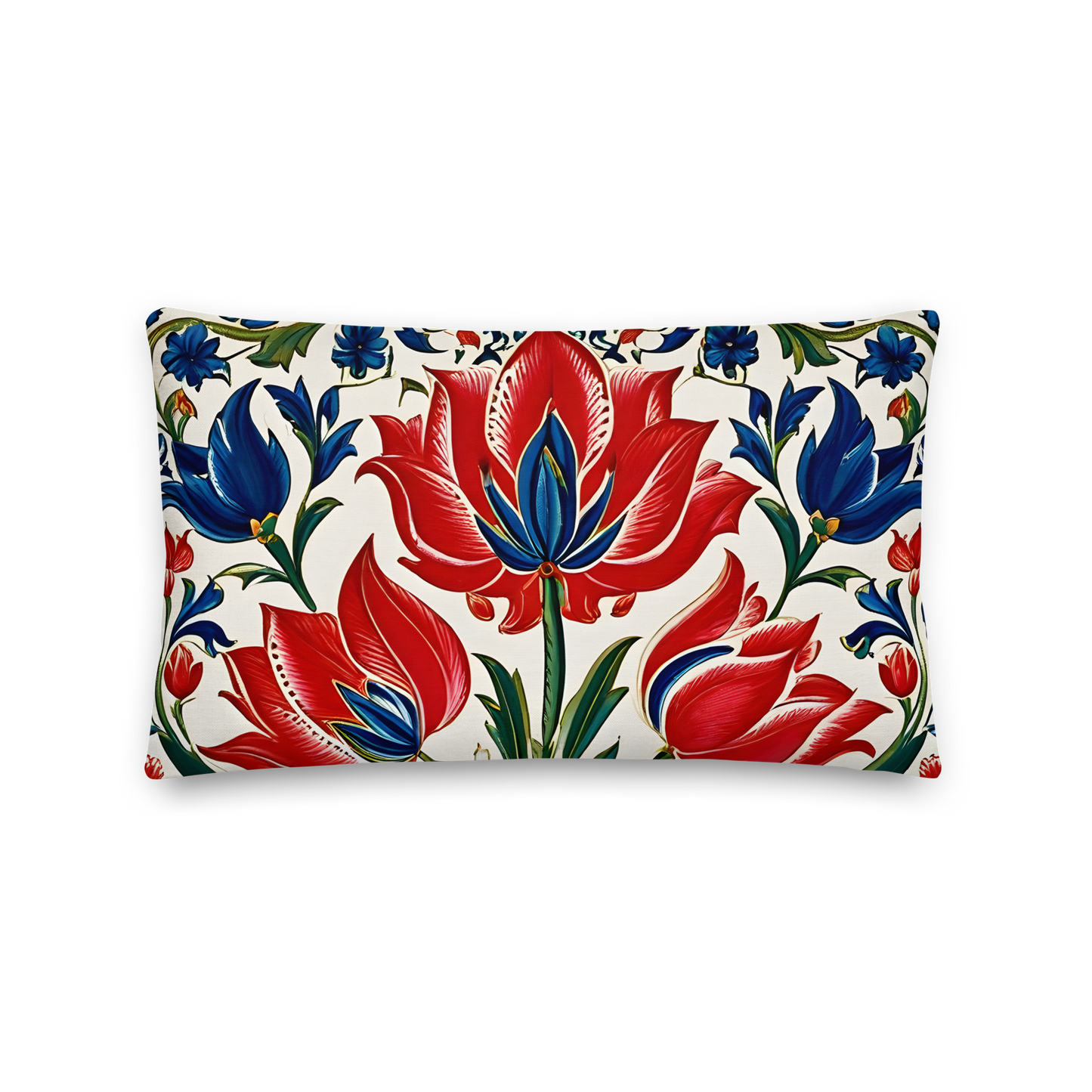 Zierkissen mit türkischem Iznik-Muster