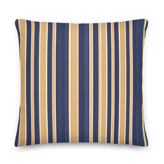 Decoratief kussen met gestreept patroon