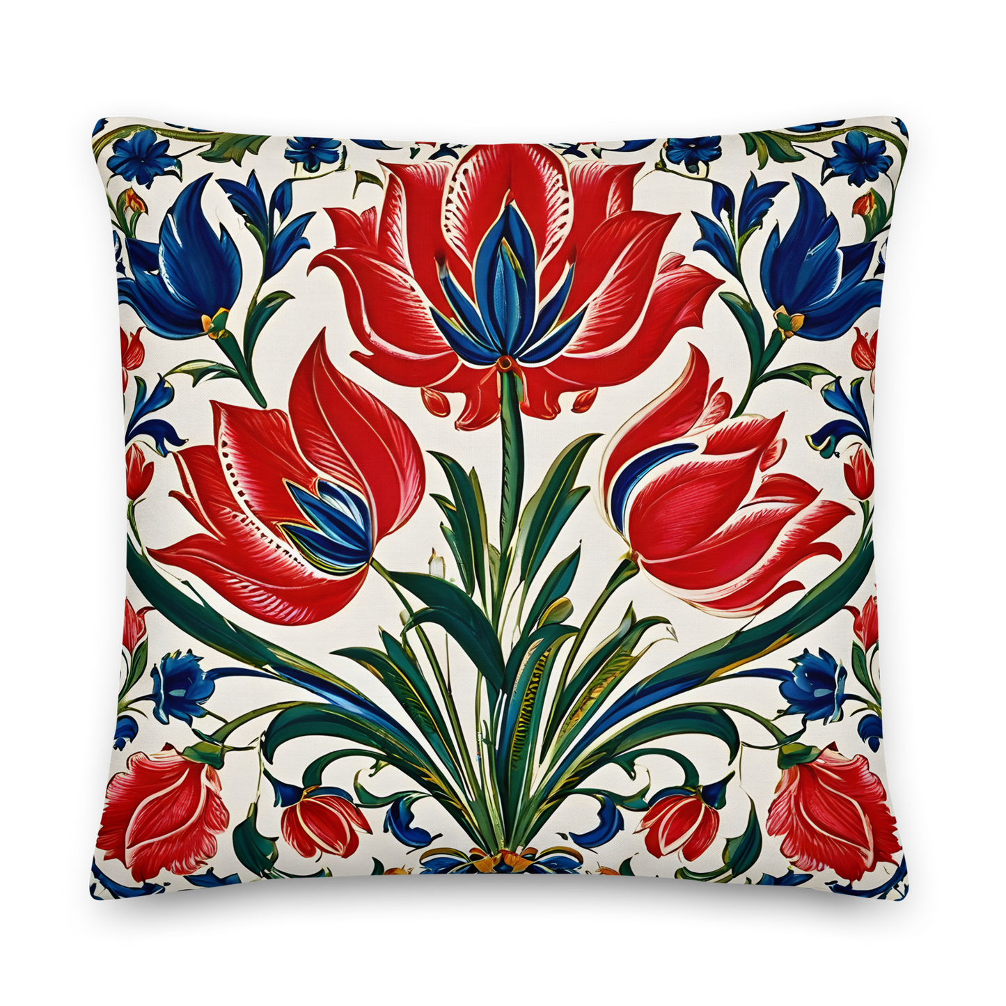 Zierkissen mit türkischem Iznik-Muster