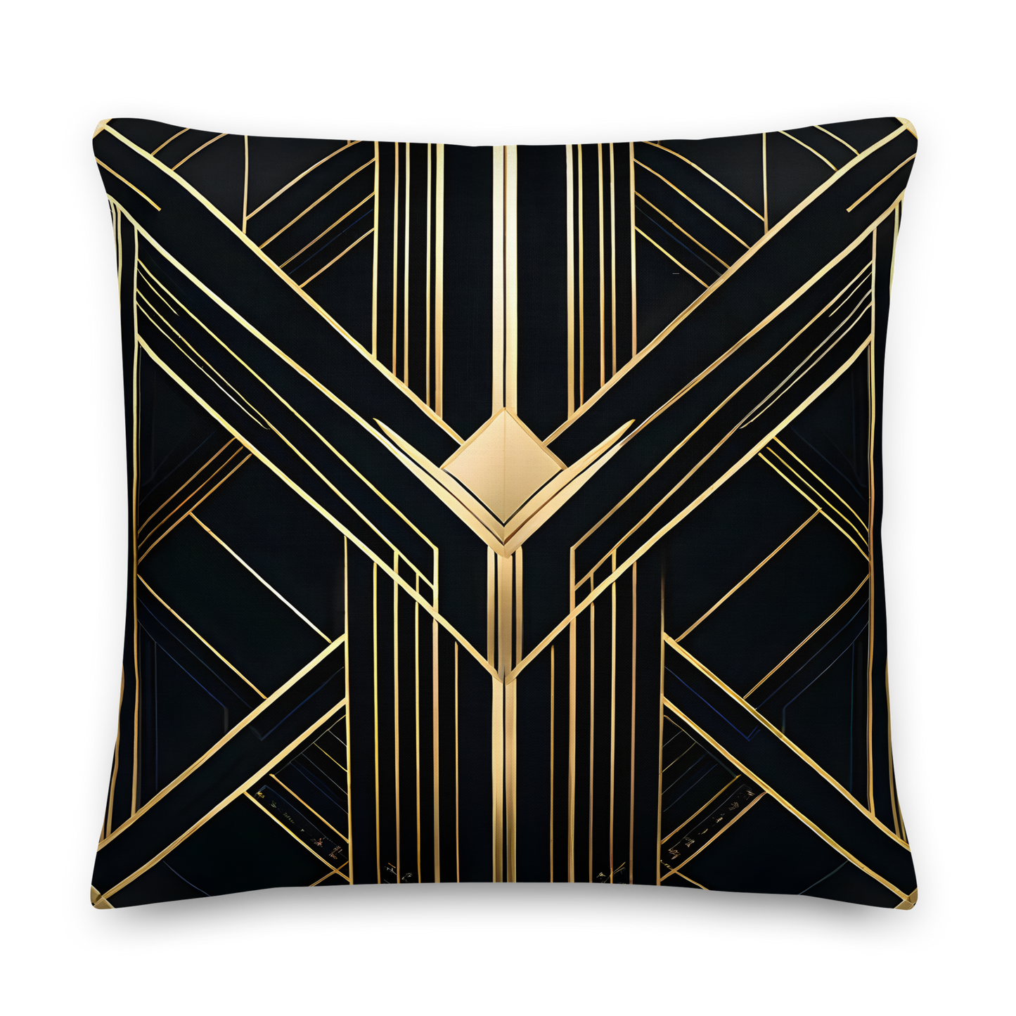Zierkissen mit Art Déco Muster