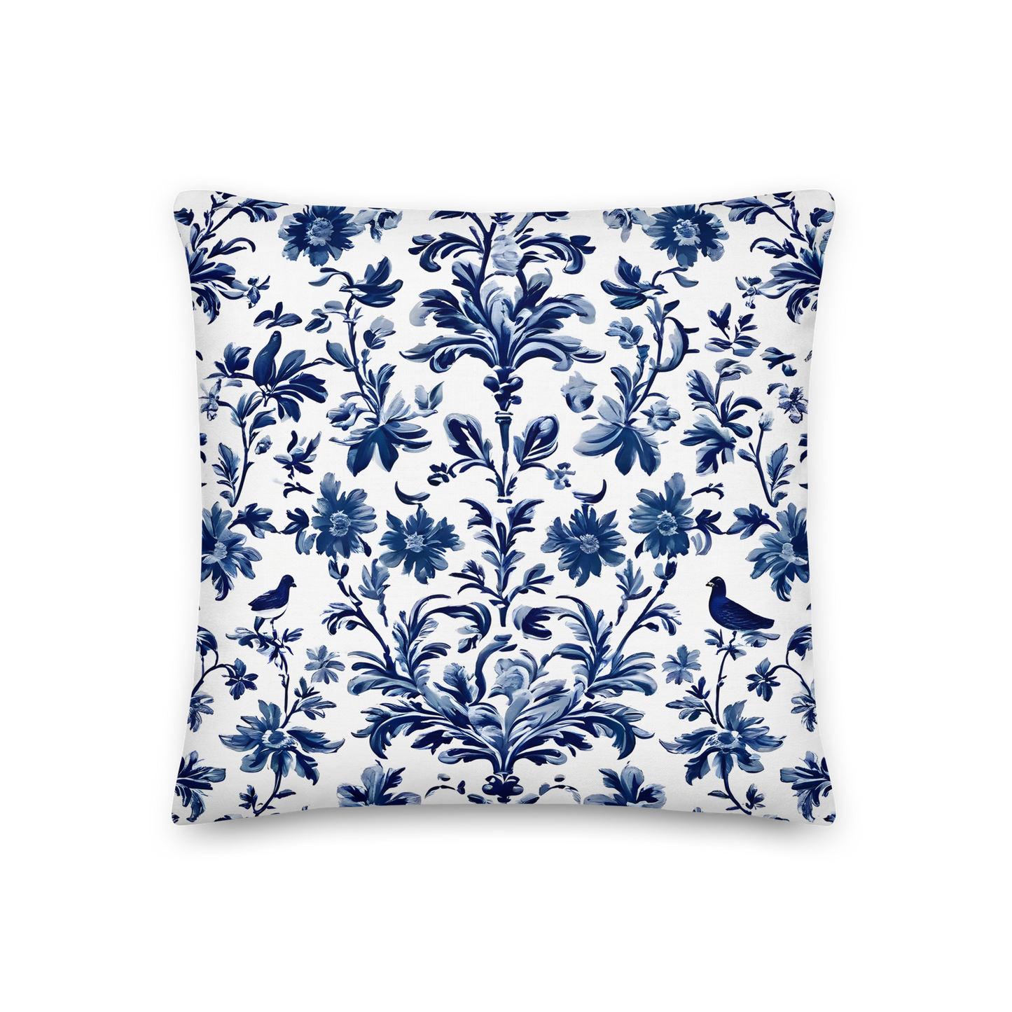 Zierkissen mit Toile de Jouy Muster