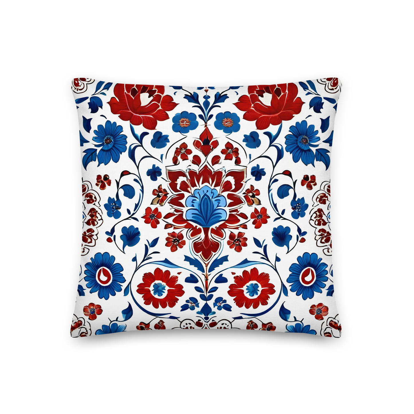 Zierkissen mit türkischem Iznik-Muster