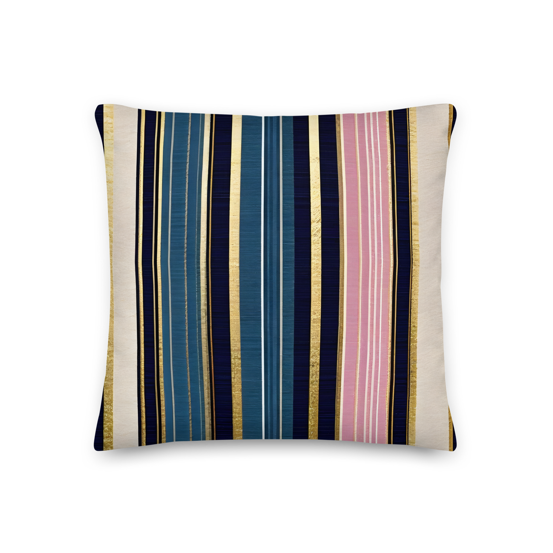 Zierkissen mit Regency-Streifenmuster