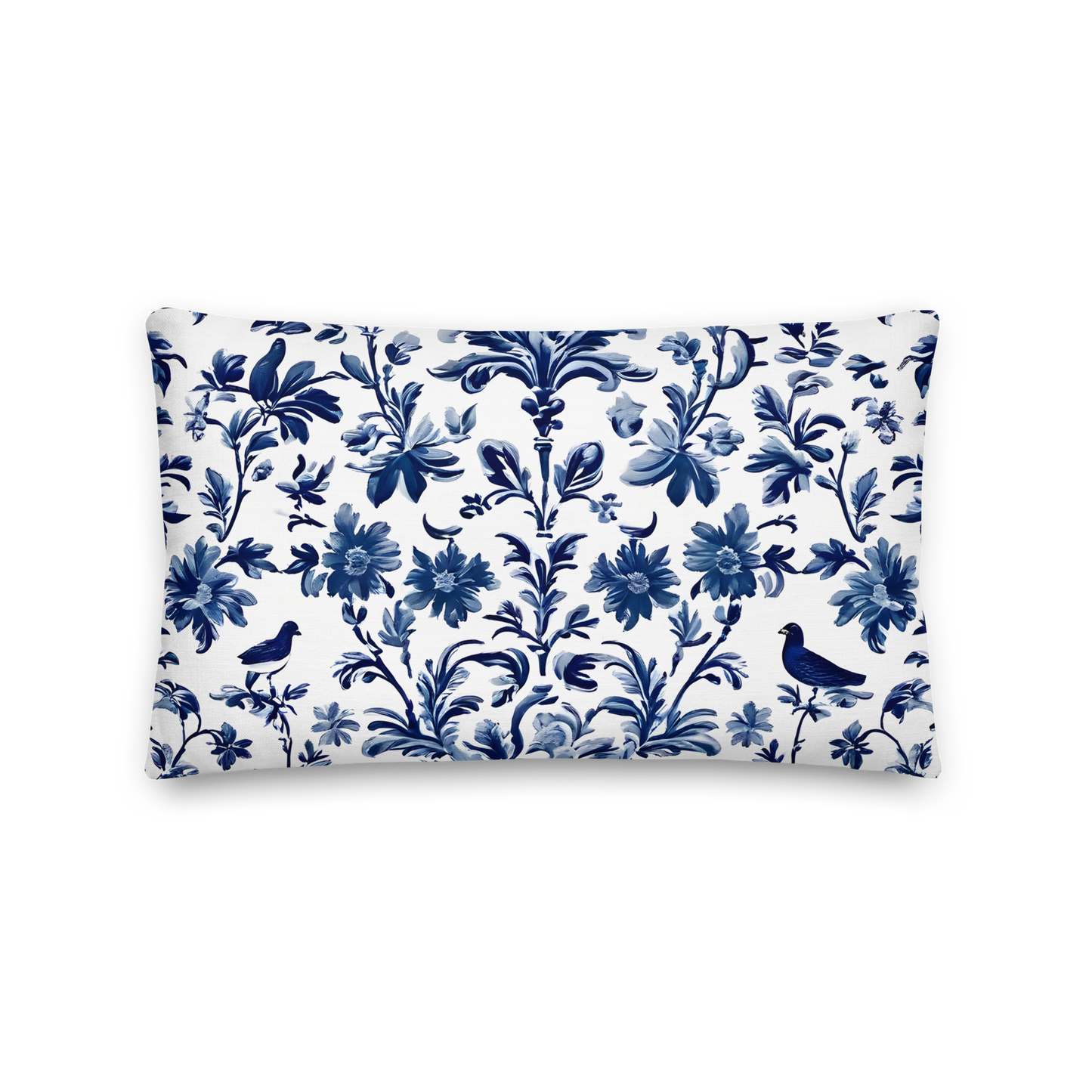 Zierkissen mit Toile de Jouy Muster