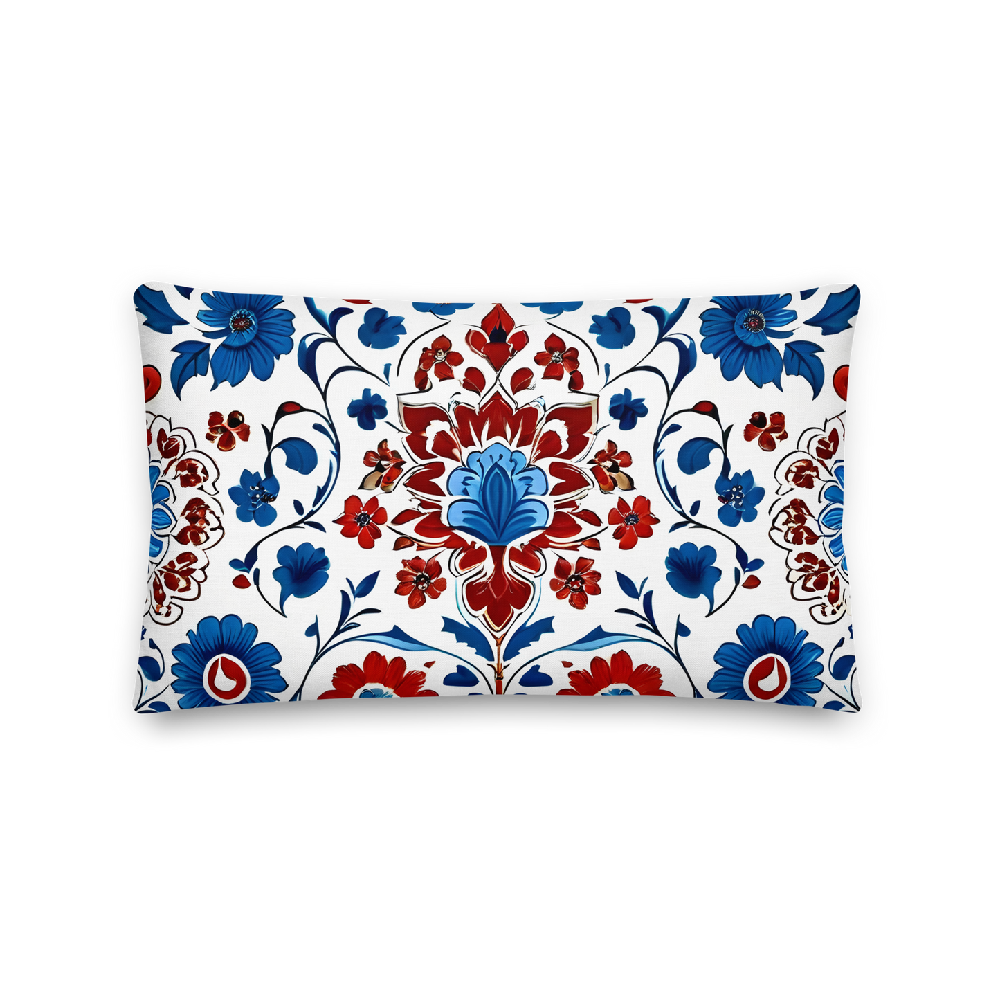 Zierkissen mit türkischem Iznik-Muster