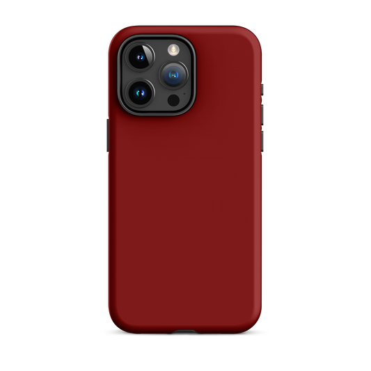 iPhone® Hardcase Handyhülle Rich Burgundy burgunderrot